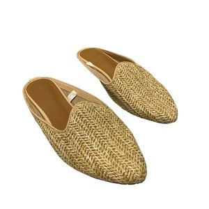 Universal Thread Mules | Woven Flats | Color: tan | Size: 6.5